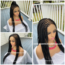 Load image into Gallery viewer, Lace front knotless braids wig