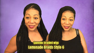 Lemonade  braids style 6 Cornrow Wig